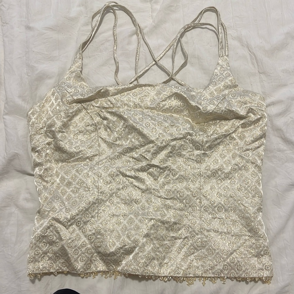 Cute gold top